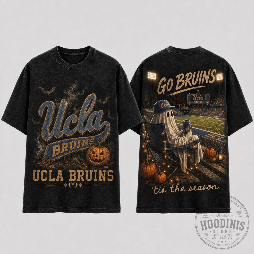 UCLA Bruins Halloween Ghost Football Game Day Vintage T-Shirt UCLA Bruins Halloween Ghost Football Game Day Vintage T-Shirt