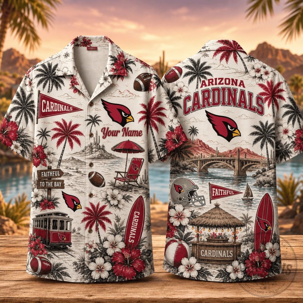 Arizona Cardinals Football Tropical Hawaiian Shirt for Men and Women 1 Arizona Cardinals Football Tropical Hawaiian Shirt for Men and Women