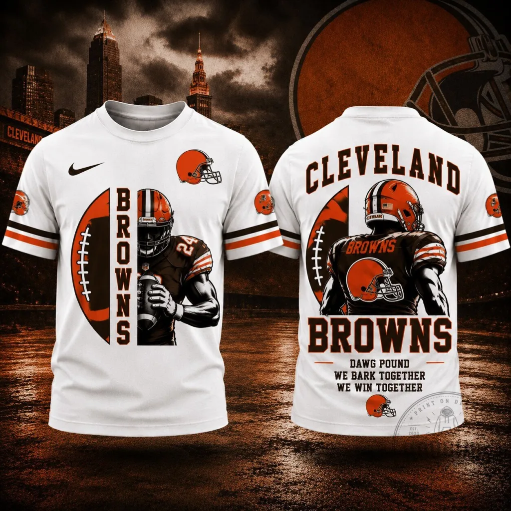 Cleveland Browns Shirt NFL Football Team Fan Apparel Cleveland Browns Shirt NFL Football Team Fan Apparel