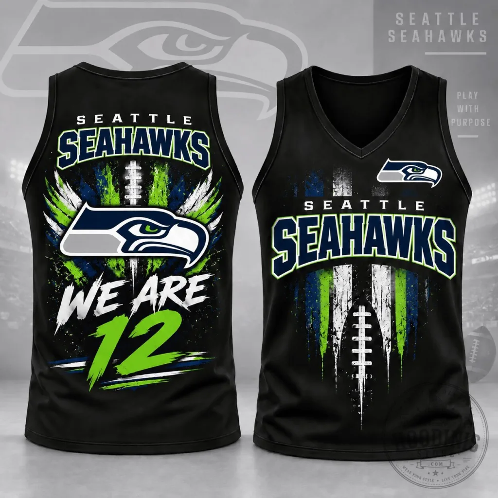 Seattle Seahawks Football Team We Are 12 Fan Tank Top Seattle Seahawks Football Team We Are 12 Fan Tank Top