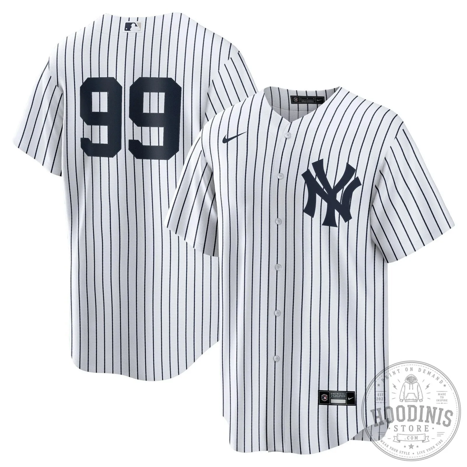 Aaron Judge New York Yankees Pinstripe Baseball Jersey