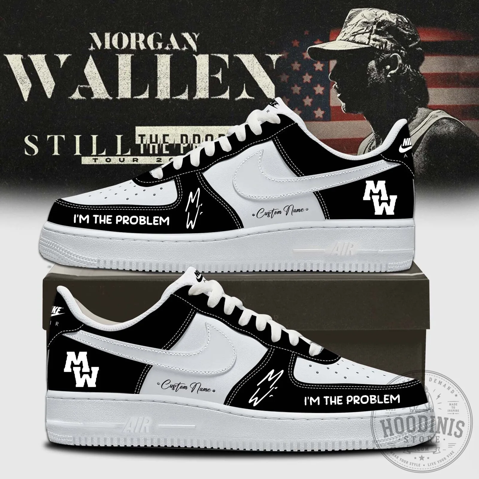Morgan Wallen Still The Problem Tour Custom Name Shoes