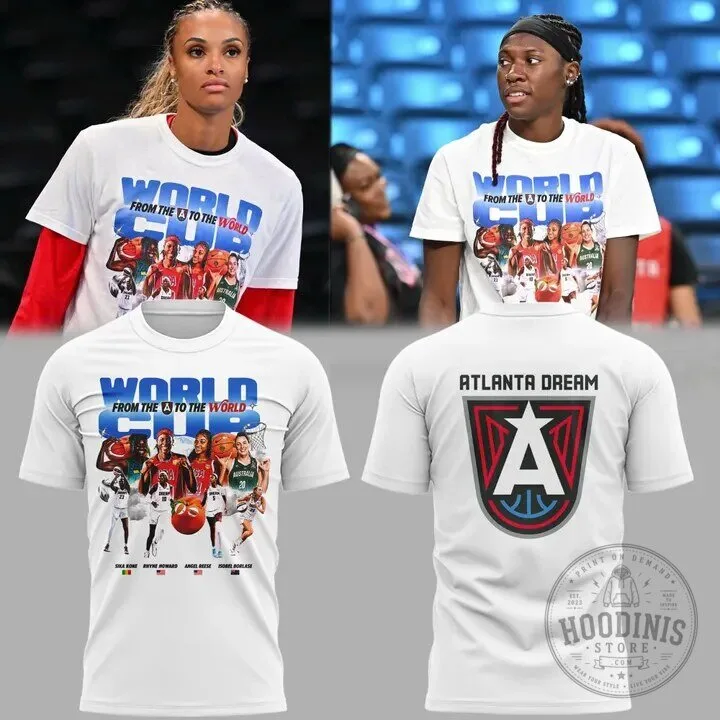 Atlanta Dream World Cup Basketball Team Graphic T-Shirt