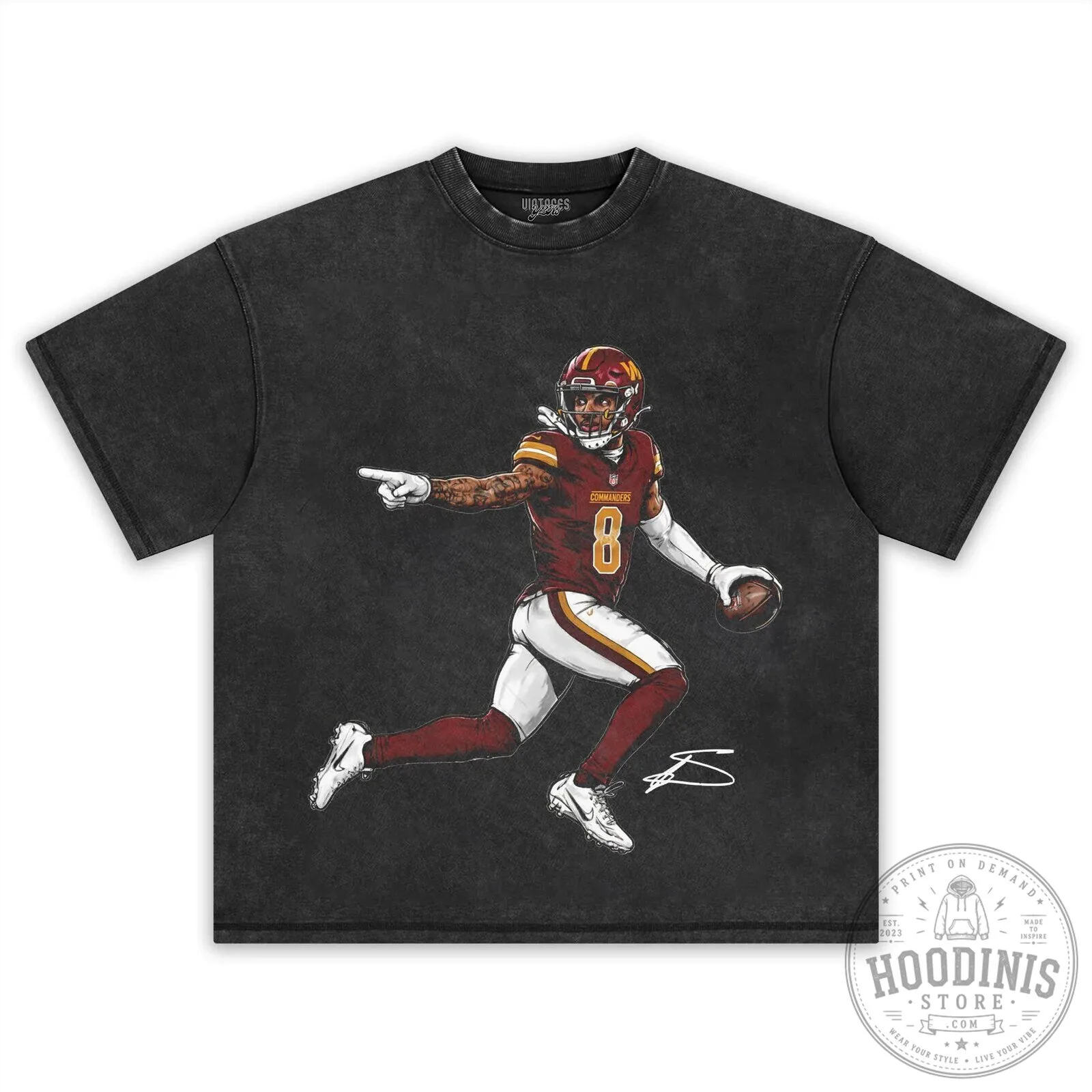 Stefon Diggs Washington Commanders Football Player Graphic T-Shirt 12 Stefon Diggs Washington Commanders Football Player Graphic T-Shirt