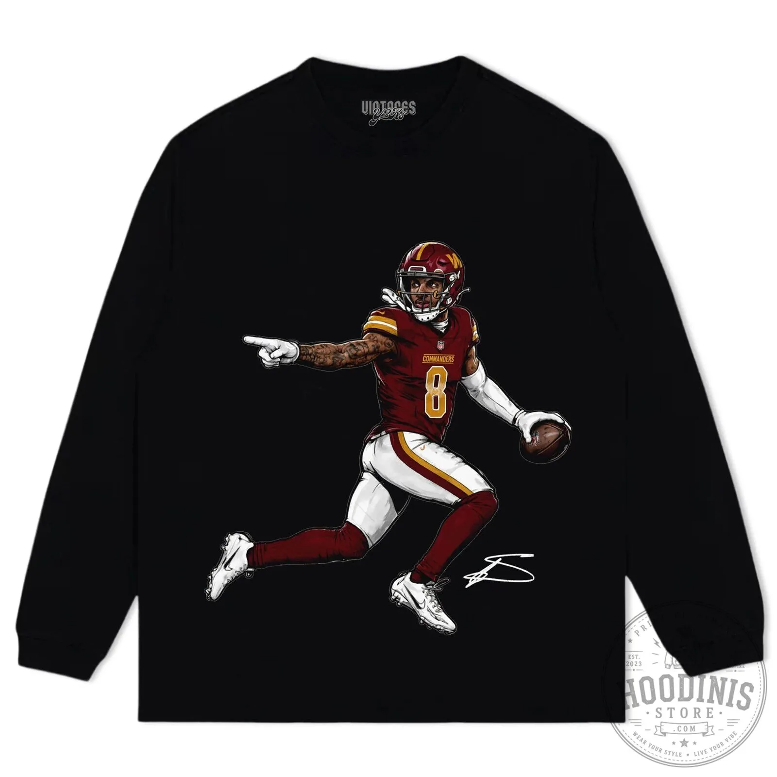 Stefon Diggs Washington Commanders Football Player Graphic T-Shirt 15 Stefon Diggs Washington Commanders Football Player Graphic T-Shirt