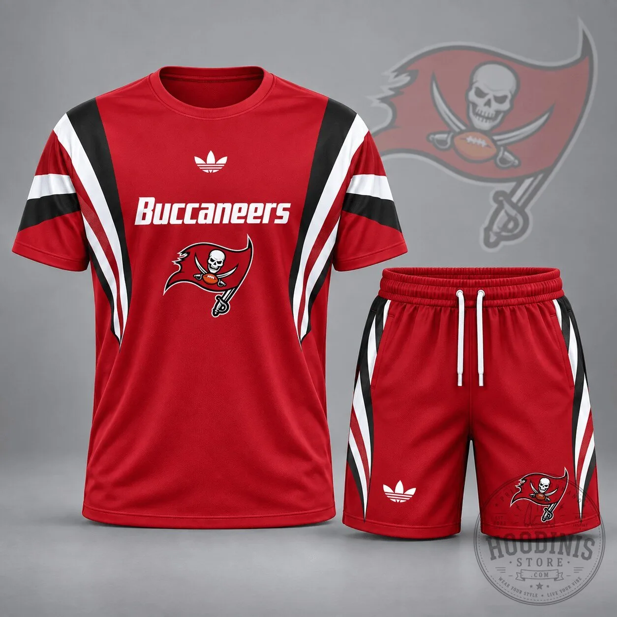 Tampa Bay Buccaneers National Football League Red Performance T-Shirt and Shorts Set 2 Tampa Bay Buccaneers National Football League Red Performance T-Shirt and Shorts Set