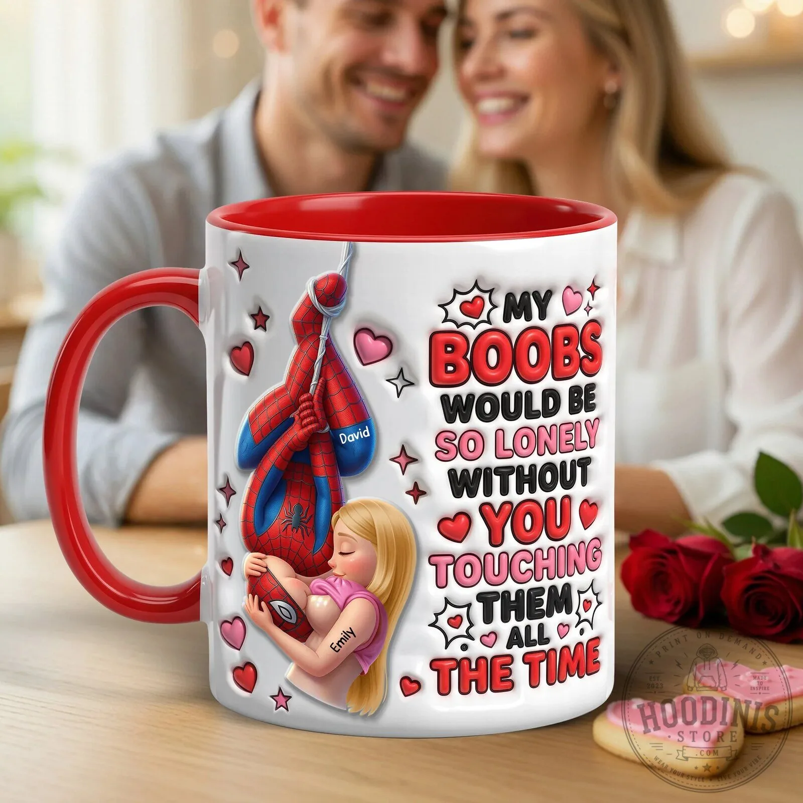 Funny My Boobs Would Be So Lonely Without You Touching Them All The Time Mug