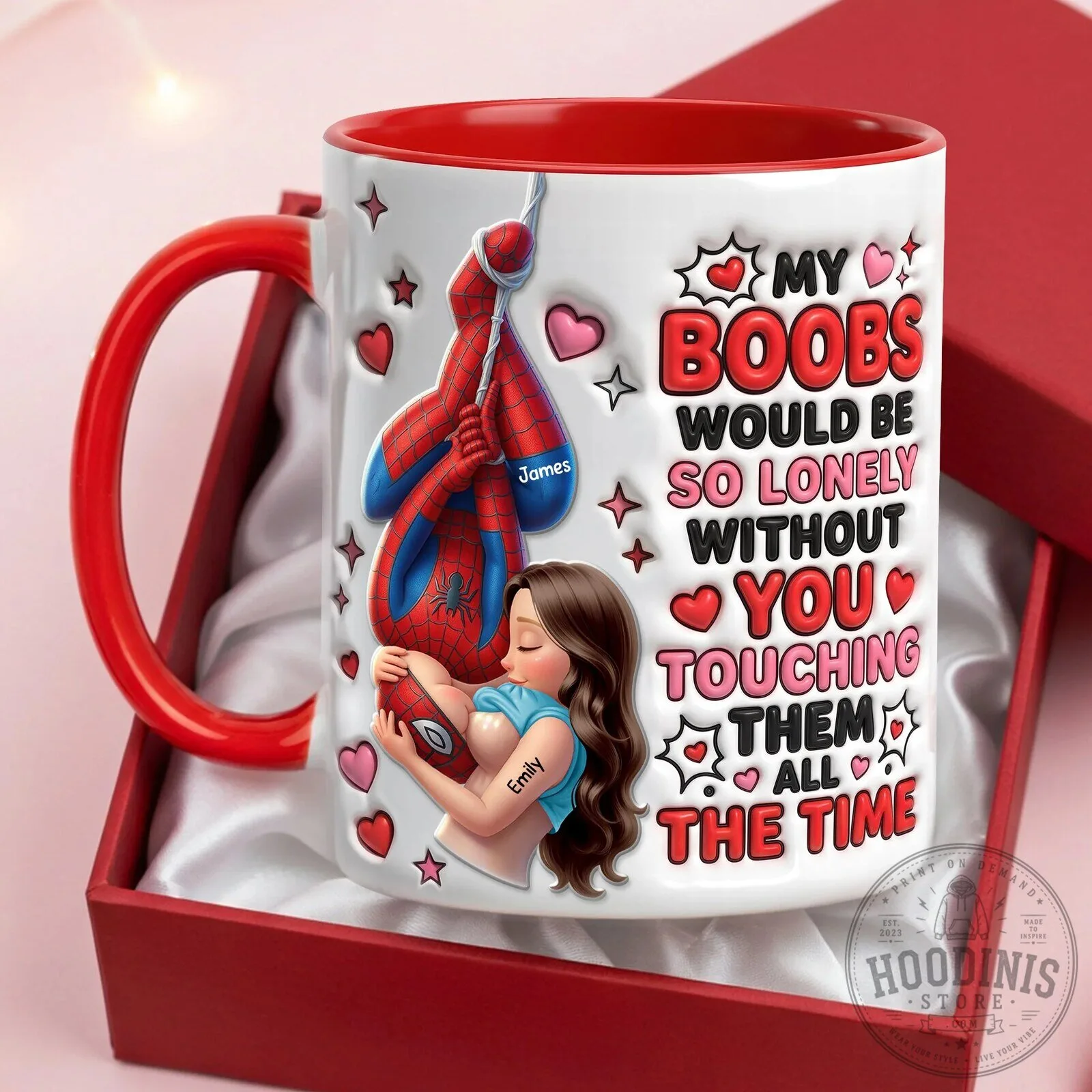 Funny My Boobs Would Be So Lonely Without You Touching Them All The Time Mug 11 Funny My Boobs Would Be So Lonely Without You Touching Them All The Time Mug