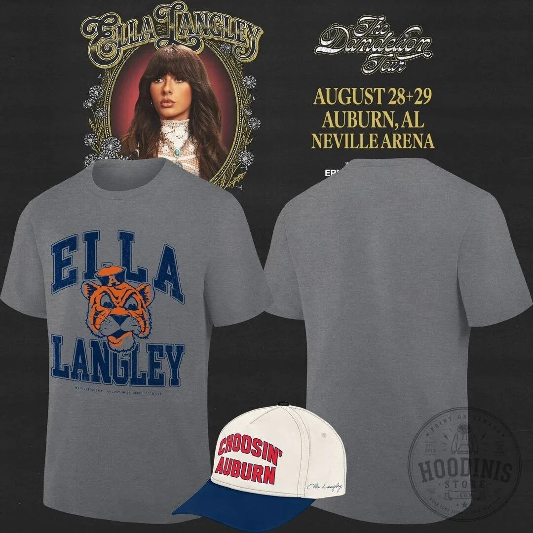 2026 Neville Arena T-Shirt by Ella Langley for Auburn Tigers - The Dandelion Tour
