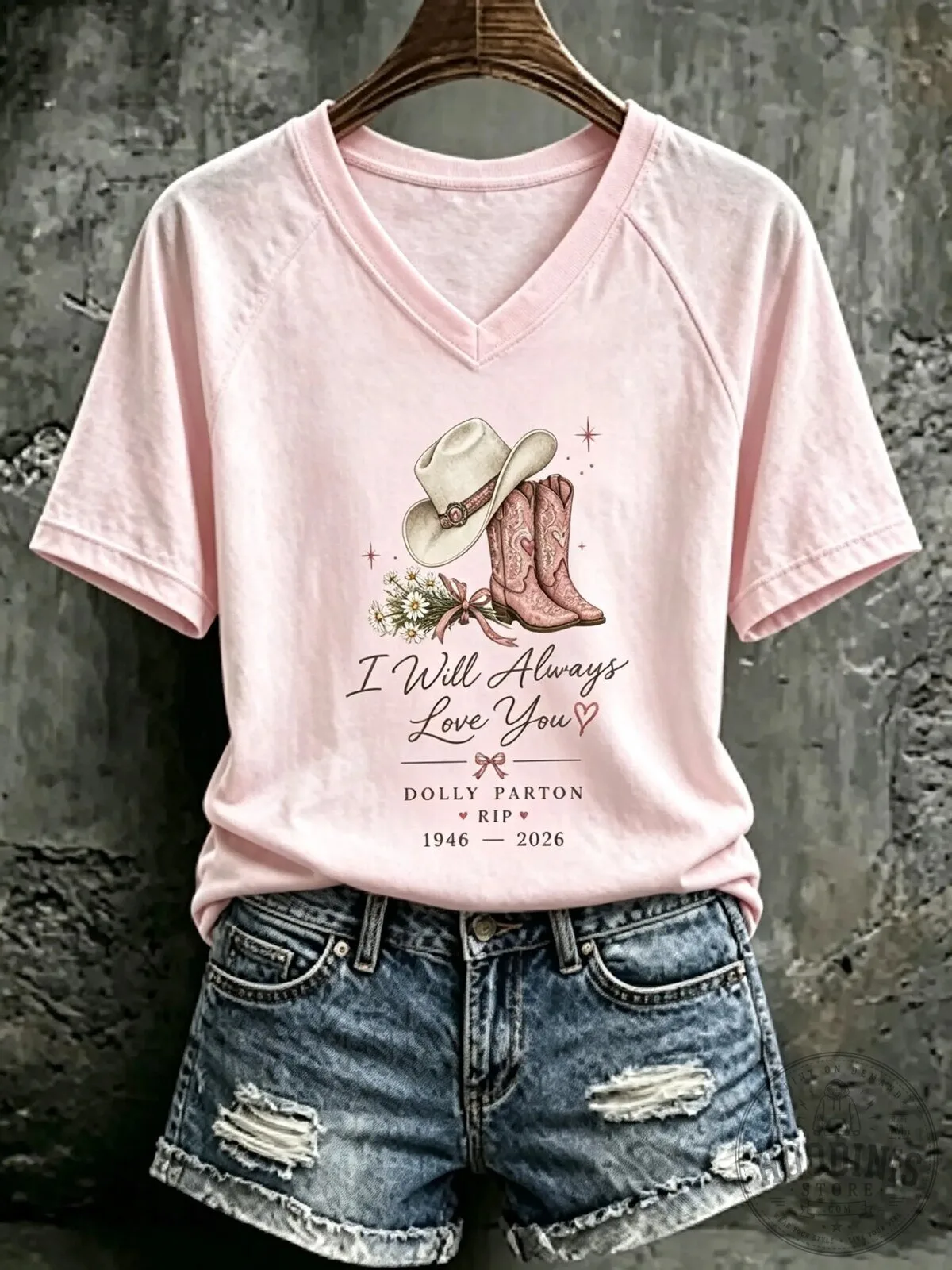 Dolly Parton I Will Always Love You Memorial Country Music T-Shirt