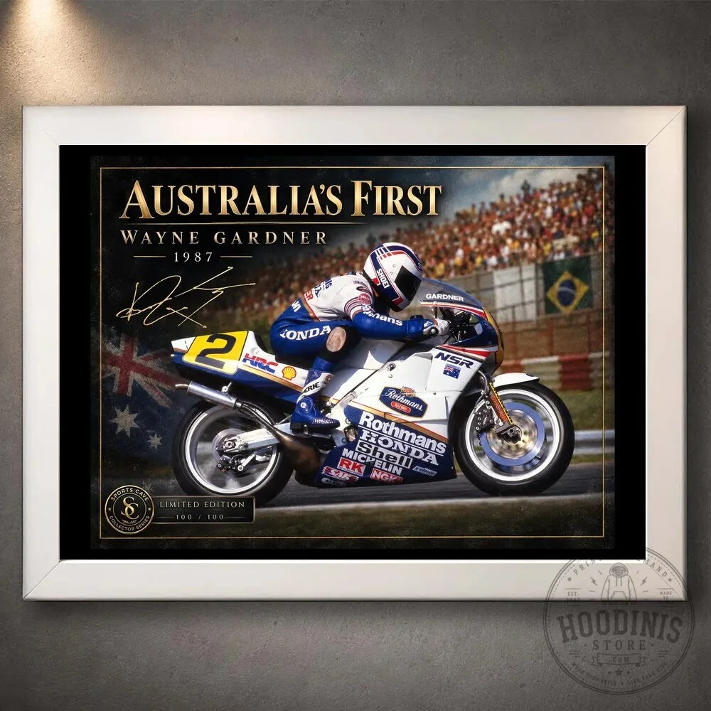 Wayne Gardner 1987 Rothmans Honda NSR Motorcycle Racing Legend Wall Art 18 Wayne Gardner 1987 Rothmans Honda NSR Motorcycle Racing Legend Wall Art