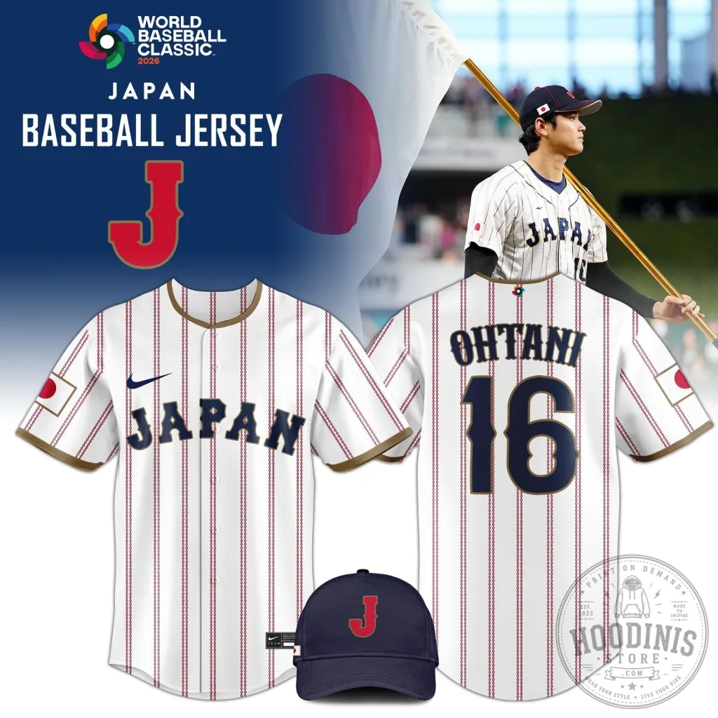 _ Japan Baseball Ohtani 2026 World Baseball Classic Jersey Limited Edition White