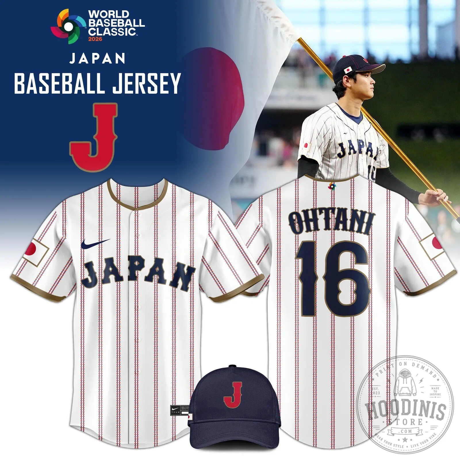 _   Japan Baseball Ohtani 2026 World Baseball Classic Jersey Limited Edition White