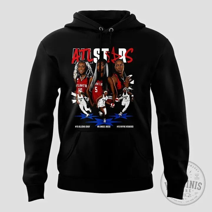 Atlanta All-Stars Basketball Team Hoodie - WNBA Fan Apparel 8 Atlanta All-Stars Basketball Team Hoodie - WNBA Fan Apparel