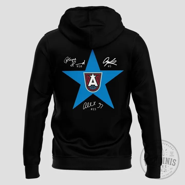 Atlanta All-Stars Basketball Team Hoodie - WNBA Fan Apparel 9 Atlanta All-Stars Basketball Team Hoodie - WNBA Fan Apparel