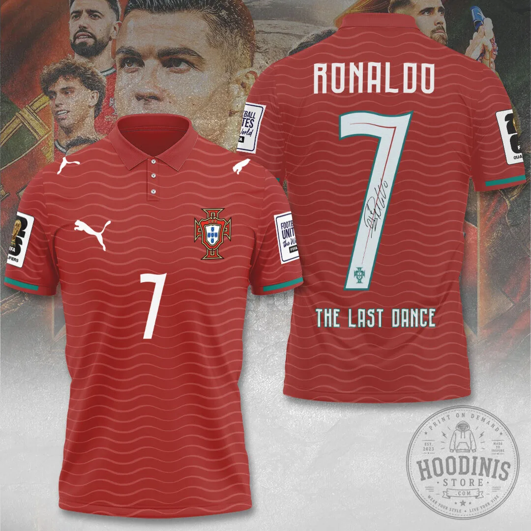 Portugal National Football Team Cristiano Ronaldo Number 7 The Last Dance Jersey 8 Portugal National Football Team Cristiano Ronaldo Number 7 The Last Dance Jersey
