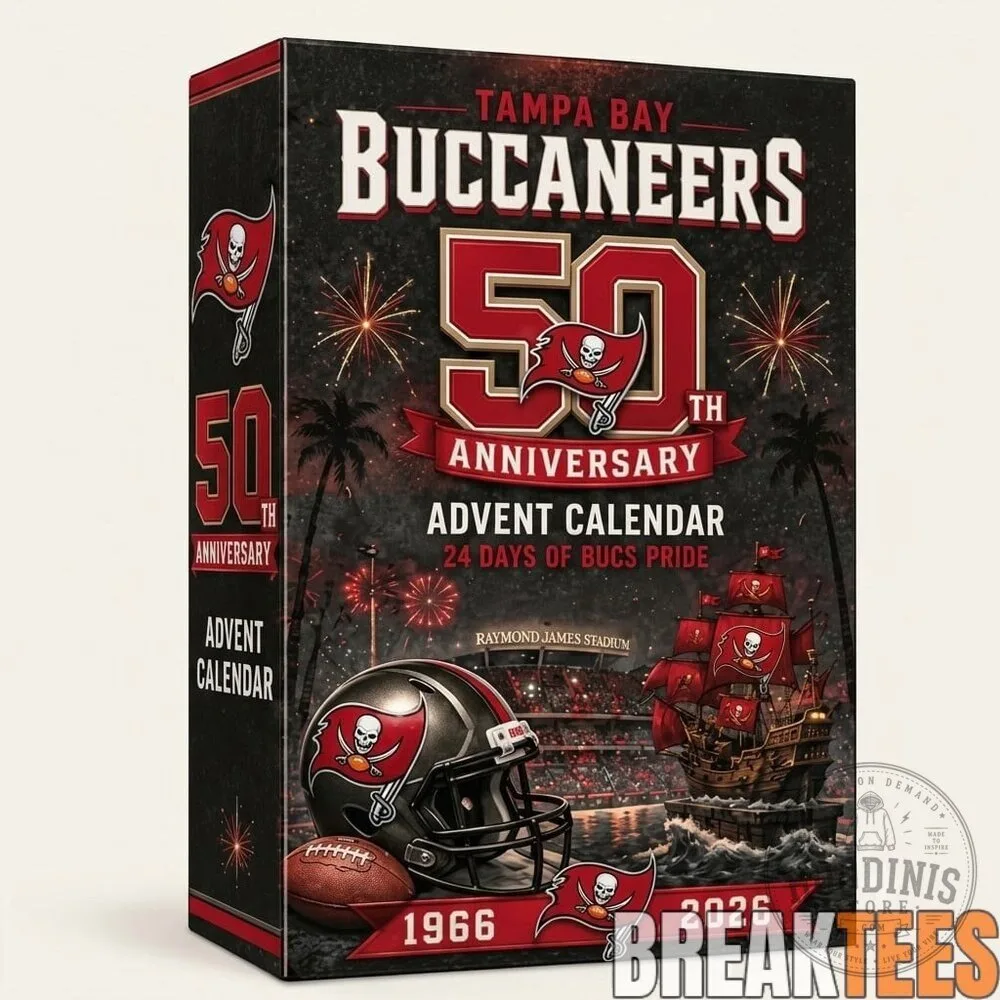 Tampa Bay Buccaneers 50th Anniversary Advent Calendar with Collectible Charms 7 Tampa Bay Buccaneers 50th Anniversary Advent Calendar with Collectible Charms