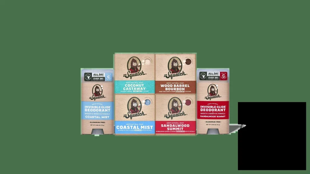 Dr. Squatch Natural Invisible Glide Deodorant and Soap Bar Bundle 54 Dr. Squatch Natural Invisible Glide Deodorant and Soap Bar Bundle
