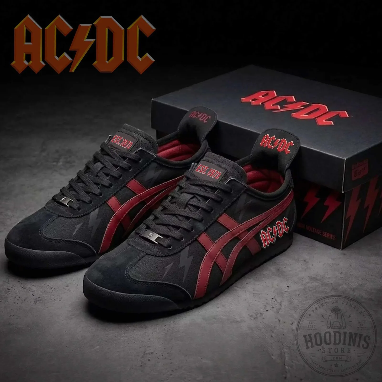 AC/DC High Voltage Series Onitsuka Tiger Shoes