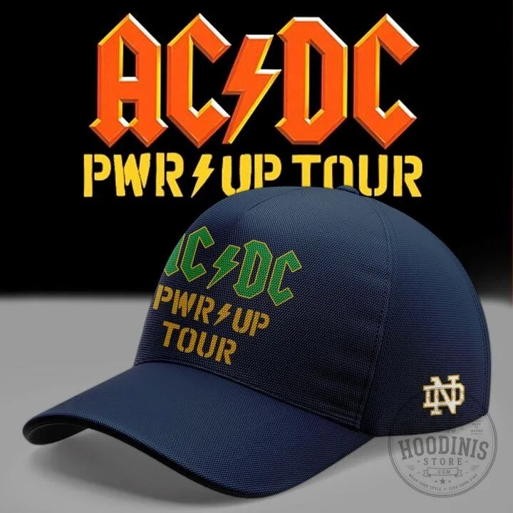 2026 Concert Hoodie for AC/DC's Power Up Tour featuring Notre Dame Football 12 2026 Concert Hoodie for AC/DC