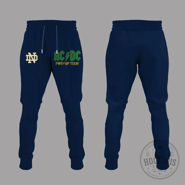 2026 Concert Hoodie for AC/DC's Power Up Tour featuring Notre Dame Football 13 2026 Concert Hoodie for AC/DC