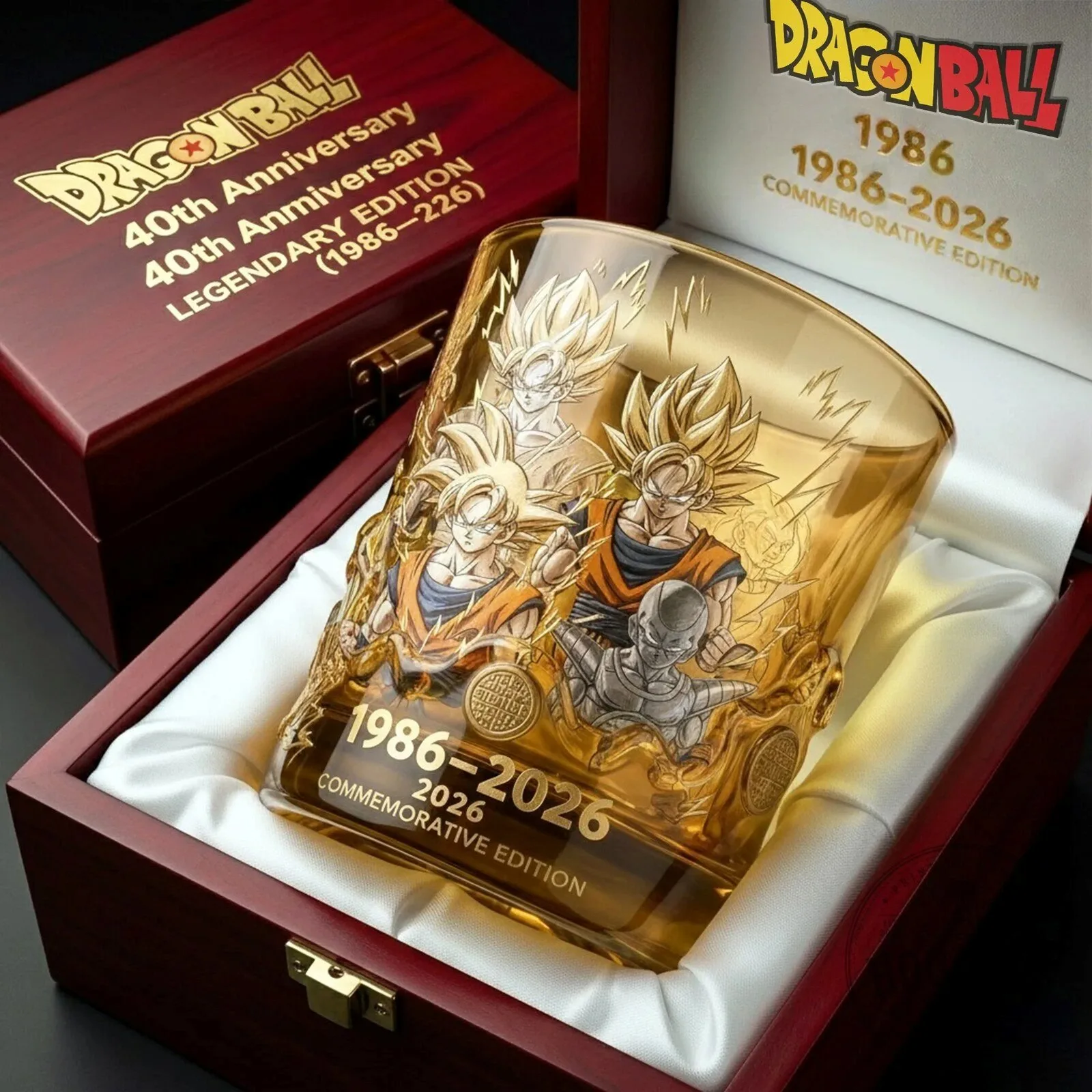 Dragon Ball Z 40th Anniversary Commemorative Edition Drinking Glass