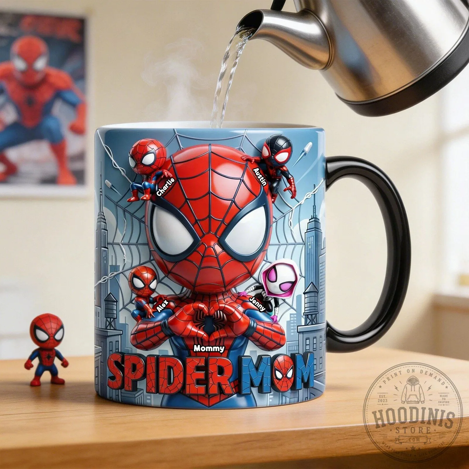 Spider-Mom Personalized Mother's Day Coffee Mug