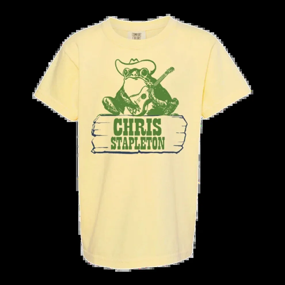 Chris Stapleton All-American Road Show Frog Guitar Graphic T-Shirt