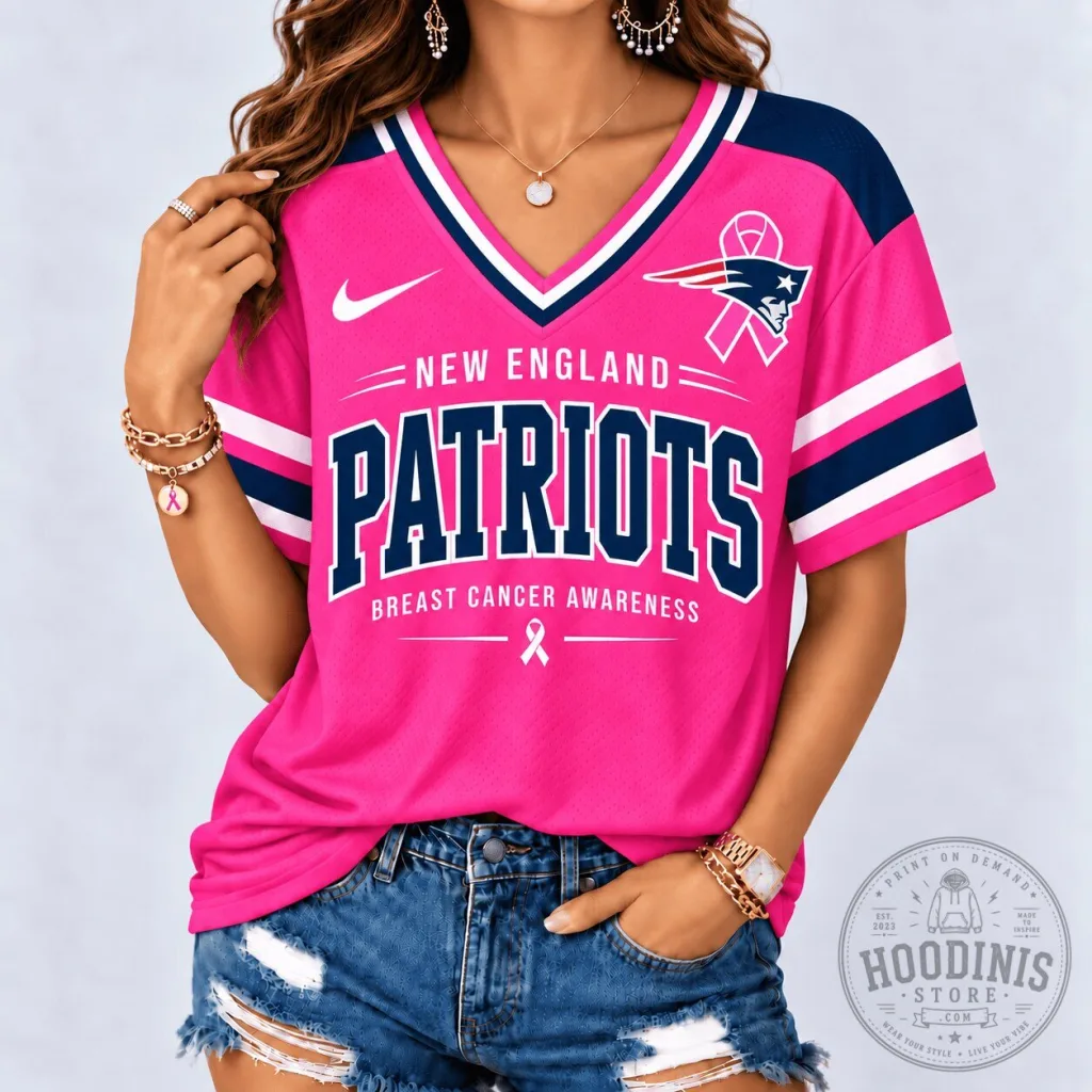 New England Patriots Pink Breast Cancer Awareness Football Jersey New England Patriots Pink Breast Cancer Awareness Football Jersey