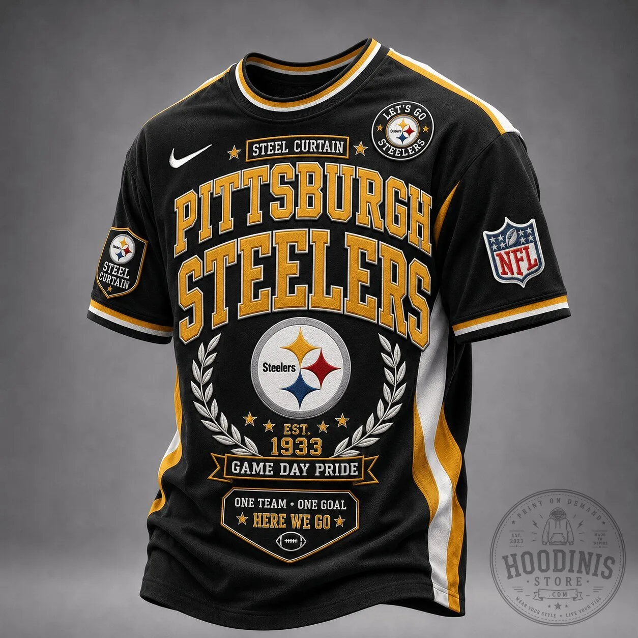 Pittsburgh Steelers NFL Football Game Day Fan Jersey