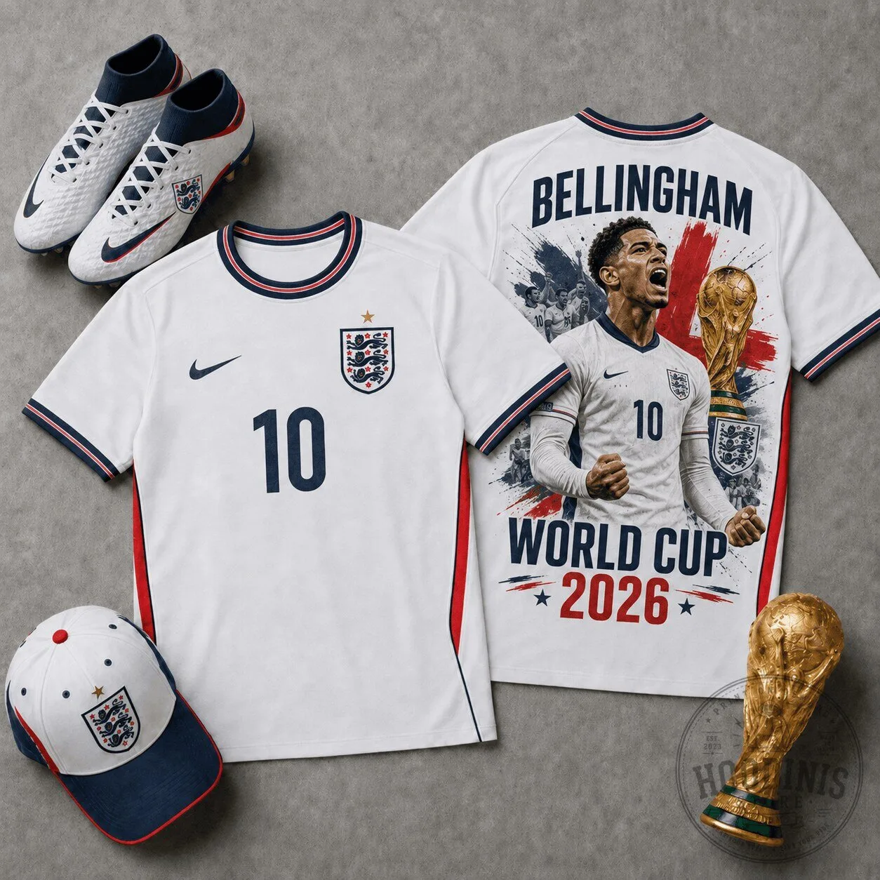 Jude Bellingham England World Cup 2026 Soccer Fan T-Shirt