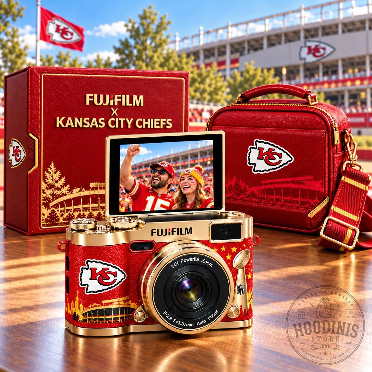 Kansas City Chiefs Fujifilm X100VI Digital Camera with NFL Logo