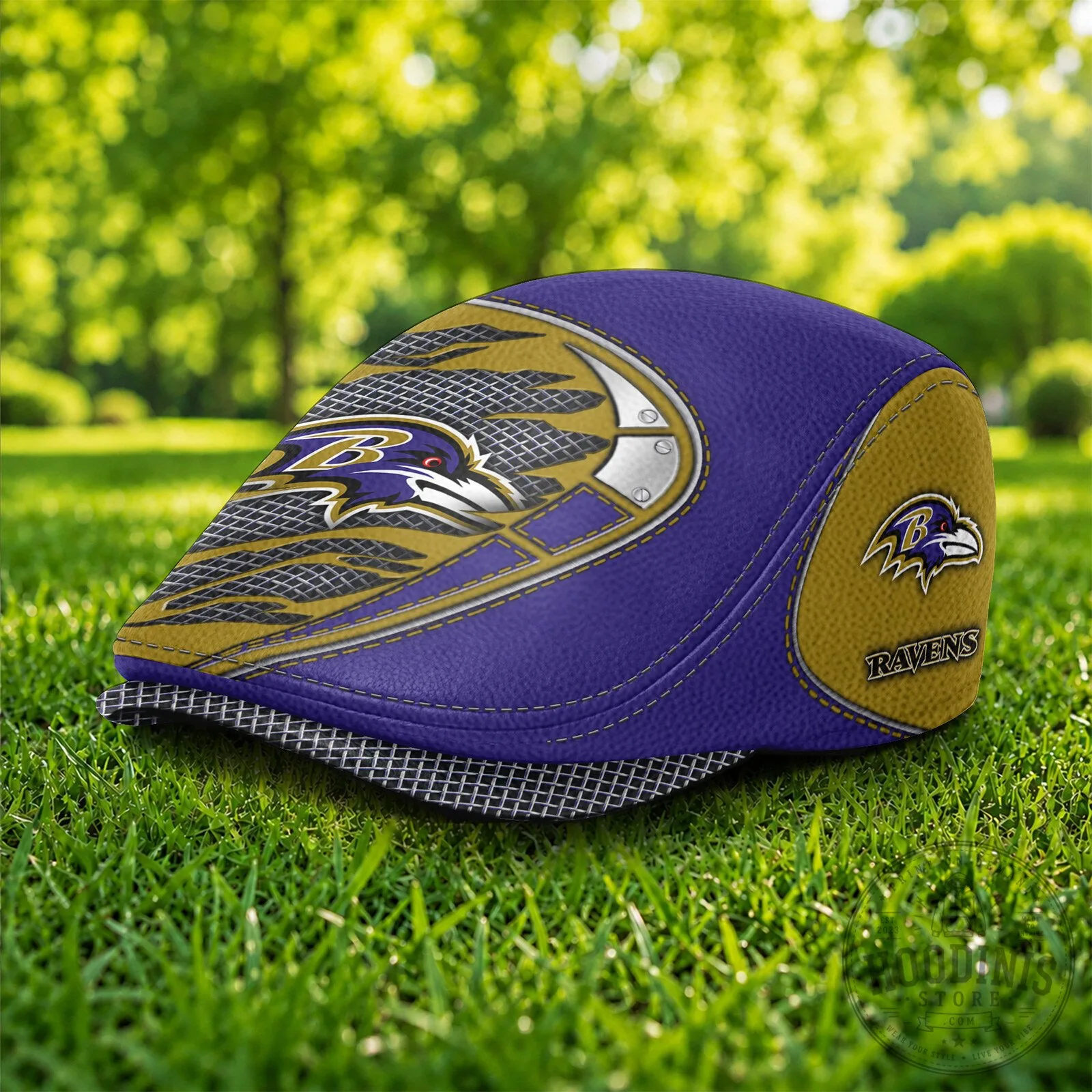 Baltimore Ravens NFL Football Team Flat Cap Hat