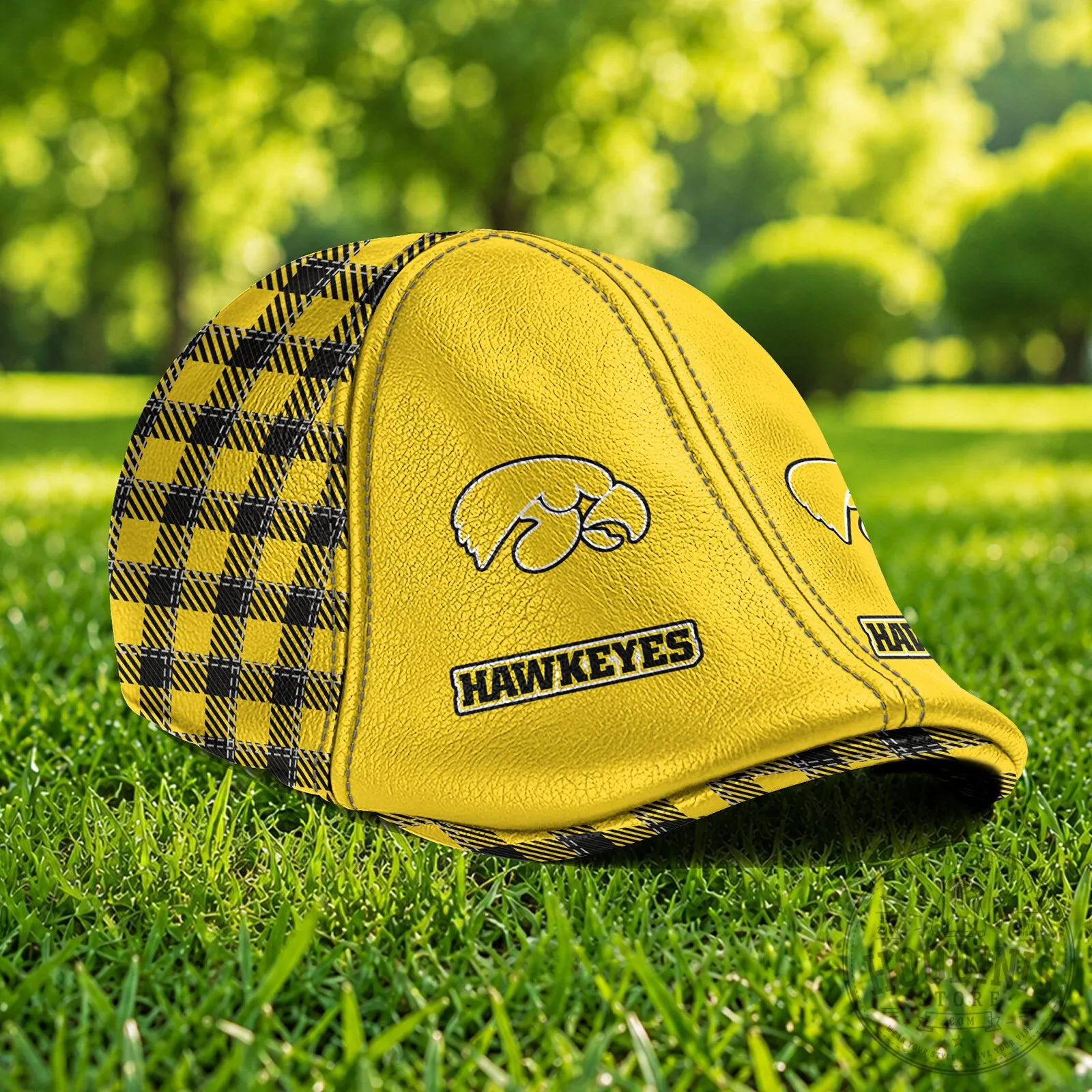 Iowa Hawkeyes NCAA Ivy Cap Flat Cap with Custom Name 9 Iowa Hawkeyes NCAA Ivy Cap Flat Cap with Custom Name