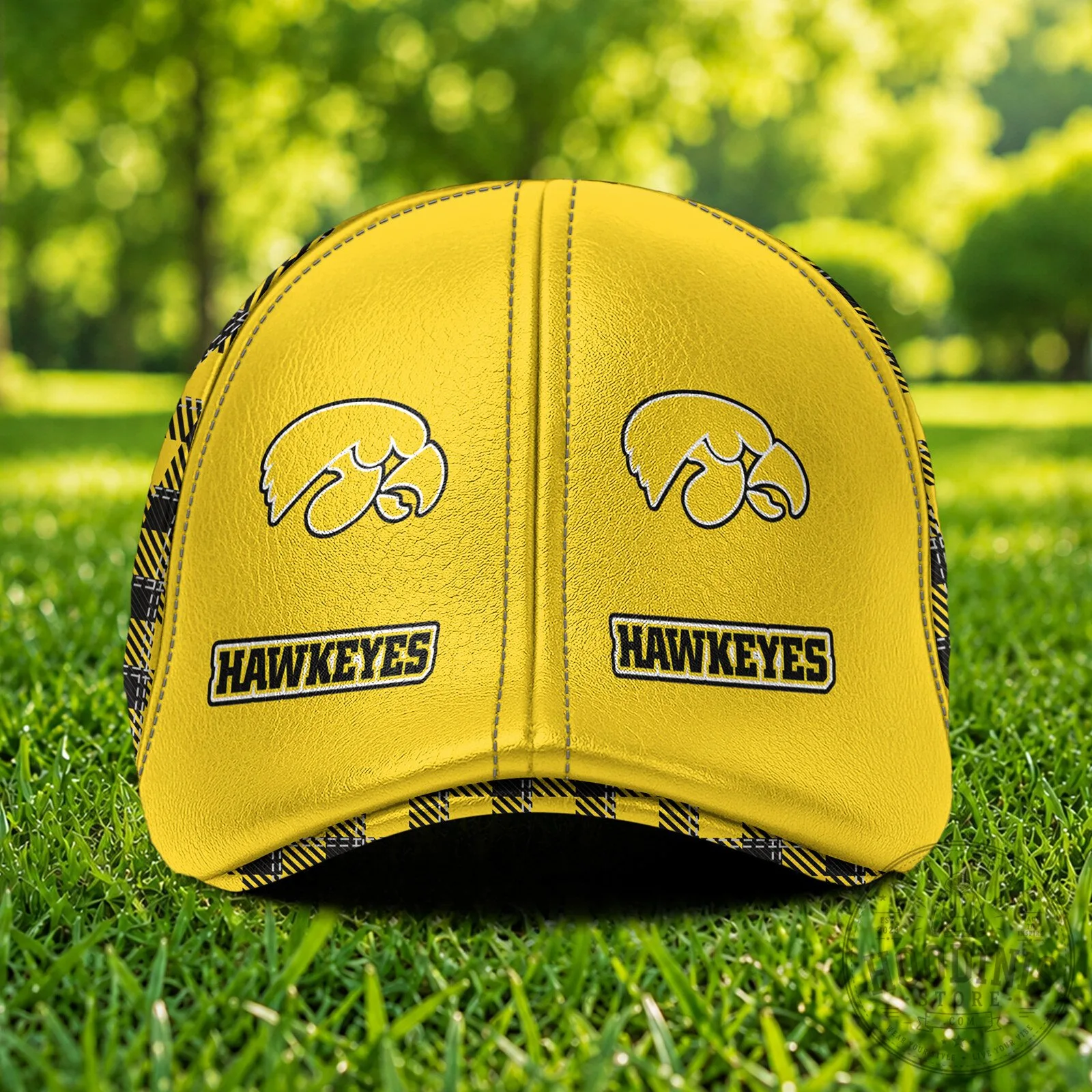Iowa Hawkeyes NCAA Ivy Cap Flat Cap with Custom Name 10 Iowa Hawkeyes NCAA Ivy Cap Flat Cap with Custom Name