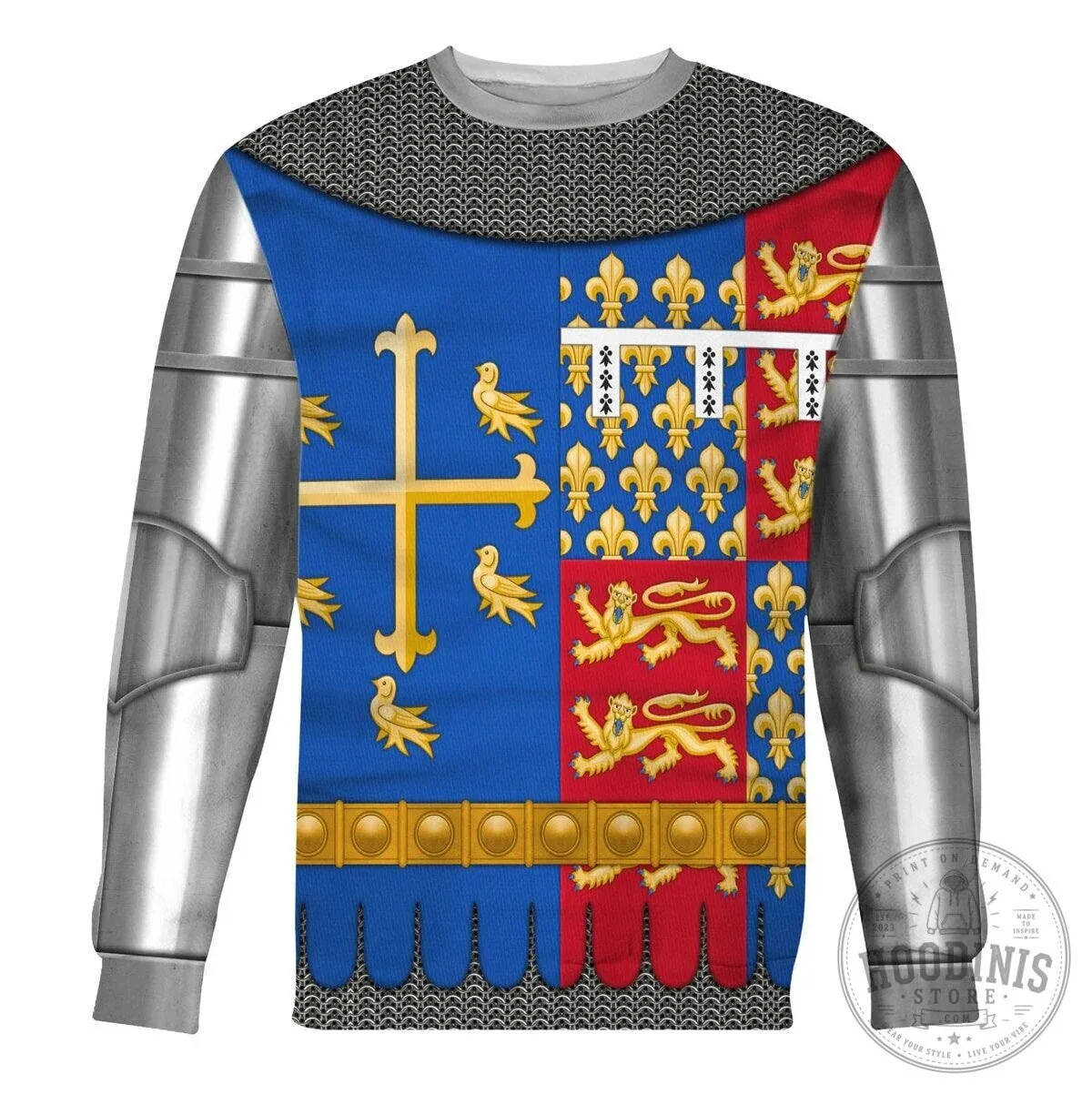 Richard II of England Medieval Knight Armor Costume Hoodie Sweatshirt 18 Richard II of England Medieval Knight Armor Costume Hoodie Sweatshirt