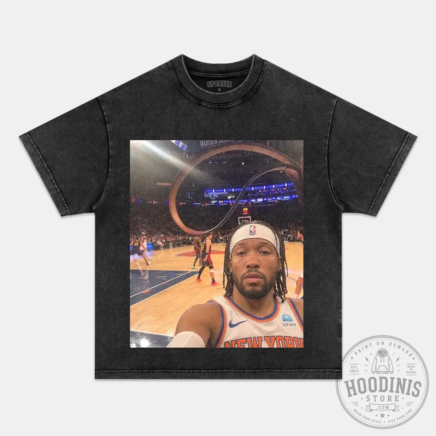Jalen Brunson Funny Selfie Picture New York Basketball T-Shirt