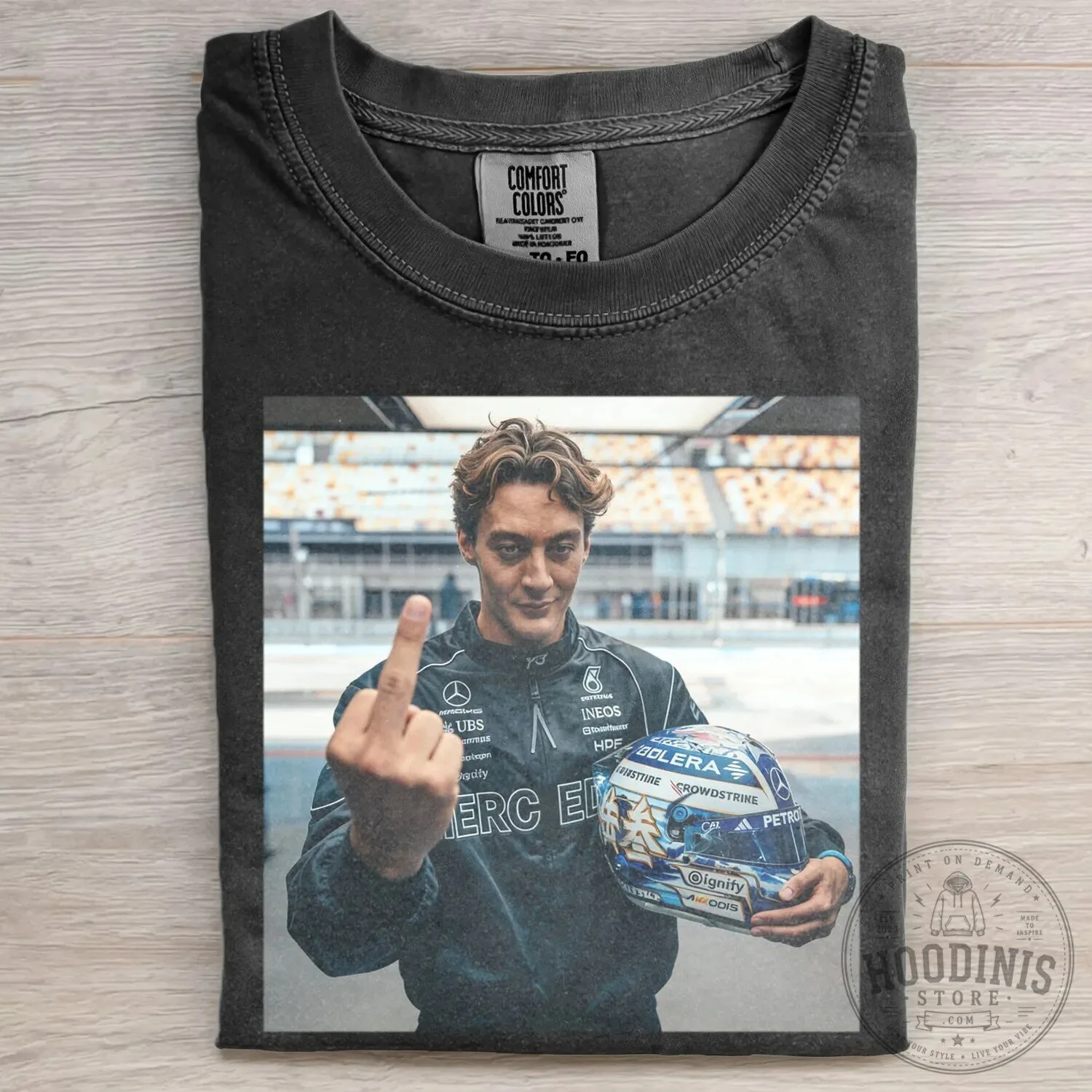 George Russell Funny Meme Formula One Racing T-Shirt