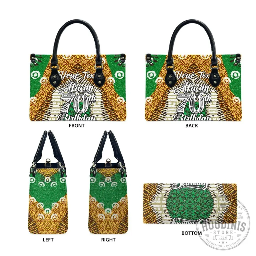 Custom Tribal Animal Print Handbag for 70th African Birthday Celebration with Heritage Style 15 Custom Tribal Animal Print Handbag for 70th African Birthday Celebration with Heritage Style