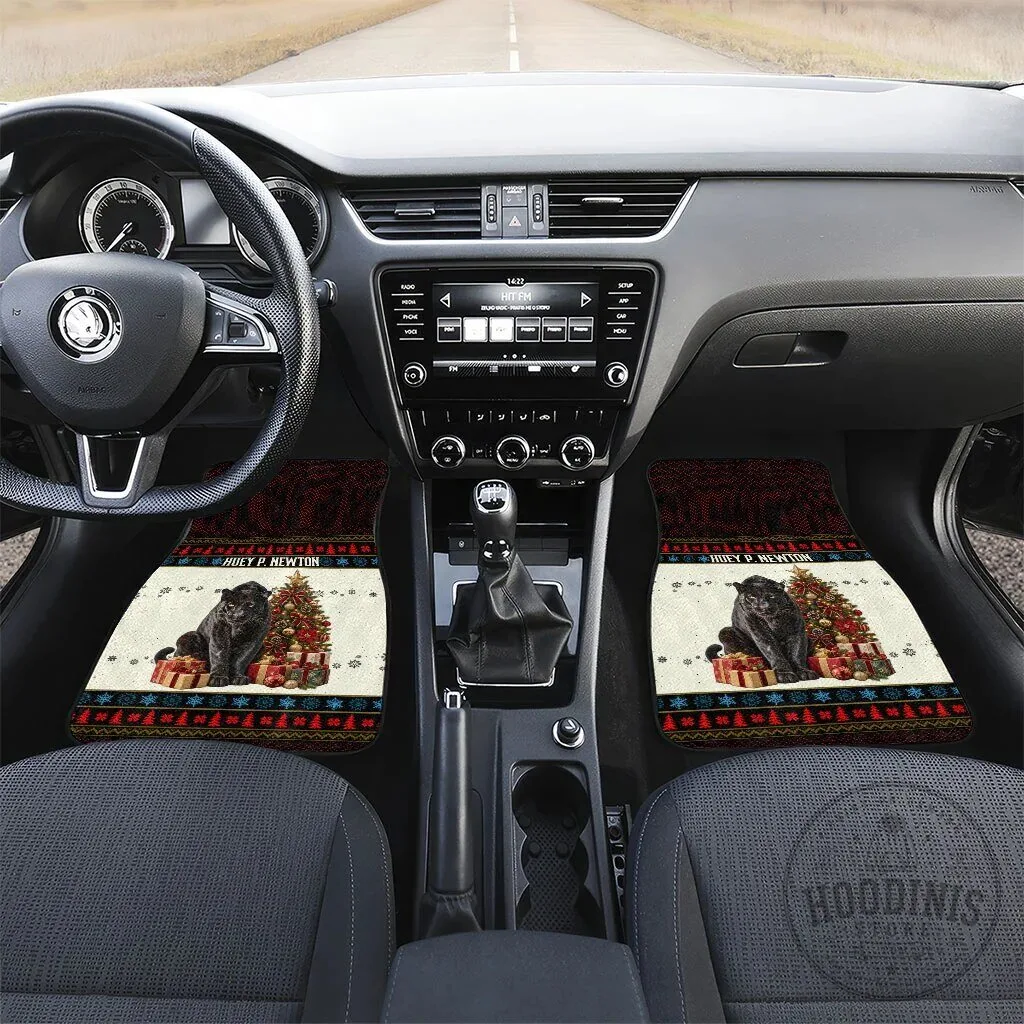 Huey P. Newton Black Panther Christmas Car Mat Set Black History Iconic Leader Holiday 8 Huey P. Newton Black Panther Christmas Car Mat Set Black History Iconic Leader Holiday