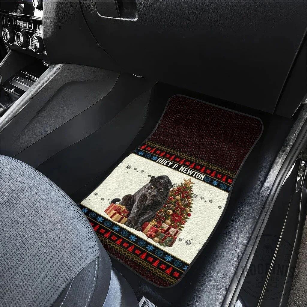 Huey P. Newton Black Panther Christmas Car Mat Set Black History Iconic Leader Holiday 10 Huey P. Newton Black Panther Christmas Car Mat Set Black History Iconic Leader Holiday