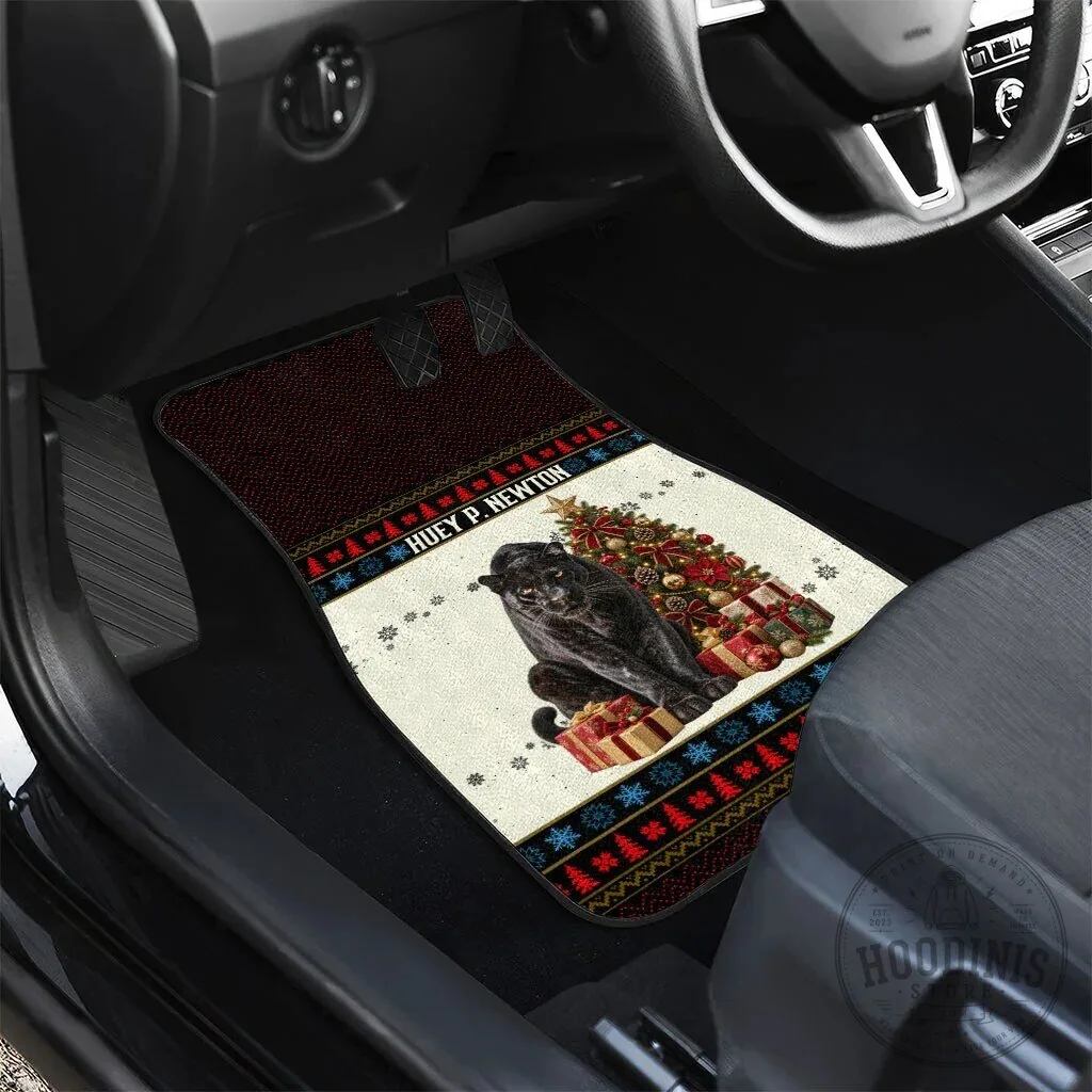 Huey P. Newton Black Panther Christmas Car Mat Set Black History Iconic Leader Holiday 11 Huey P. Newton Black Panther Christmas Car Mat Set Black History Iconic Leader Holiday