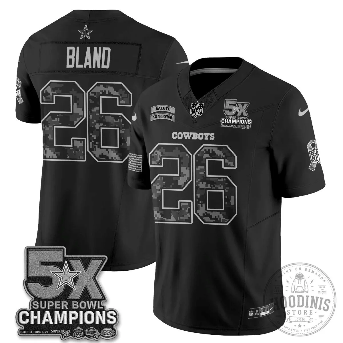 Dallas Cowboys CeeDee Lamb Salute To Service Super Bowl Champions Football Jersey 55 Dallas Cowboys CeeDee Lamb Salute To Service Super Bowl Champions Football Jersey