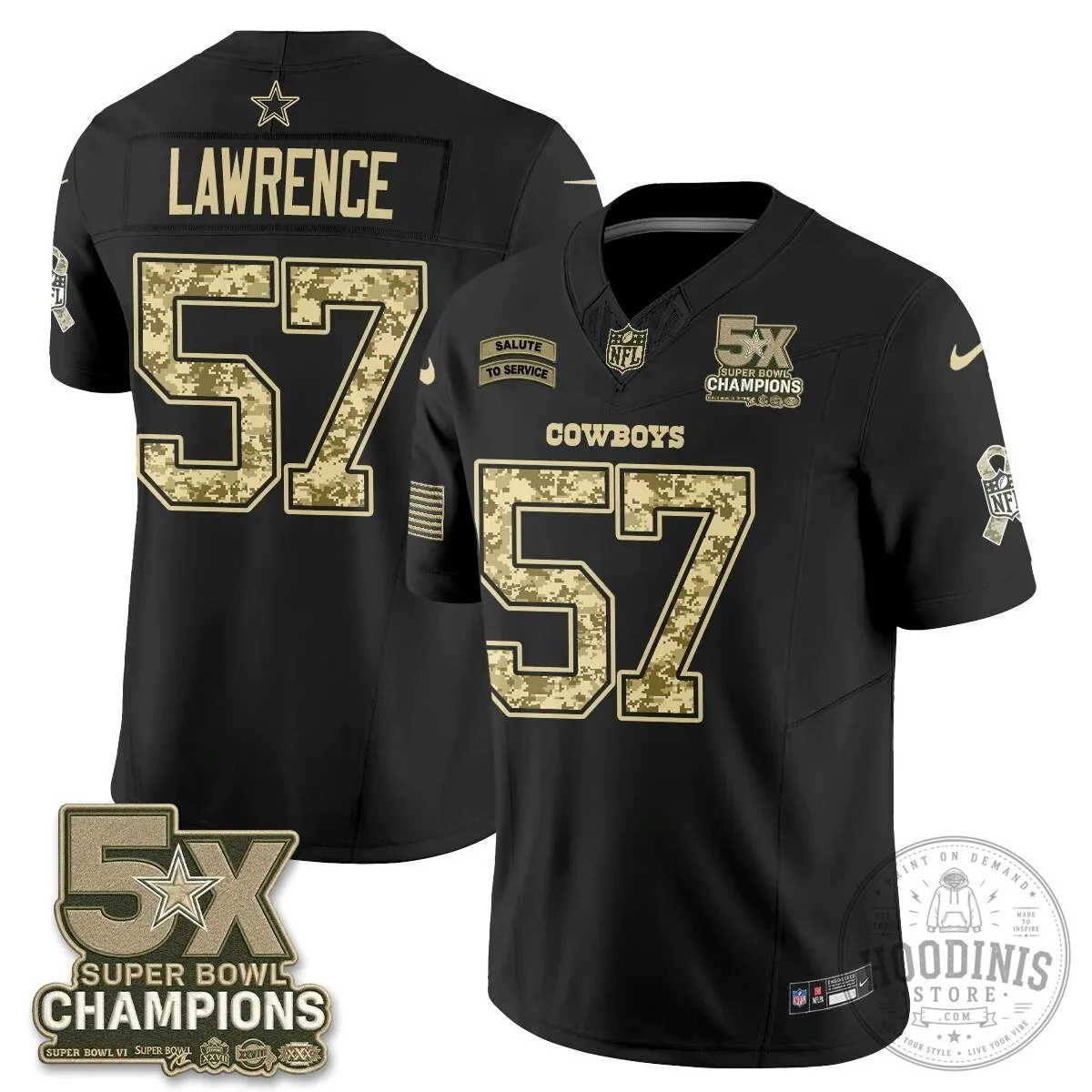Dallas Cowboys CeeDee Lamb Salute To Service Super Bowl Champions Football Jersey 63 Dallas Cowboys CeeDee Lamb Salute To Service Super Bowl Champions Football Jersey