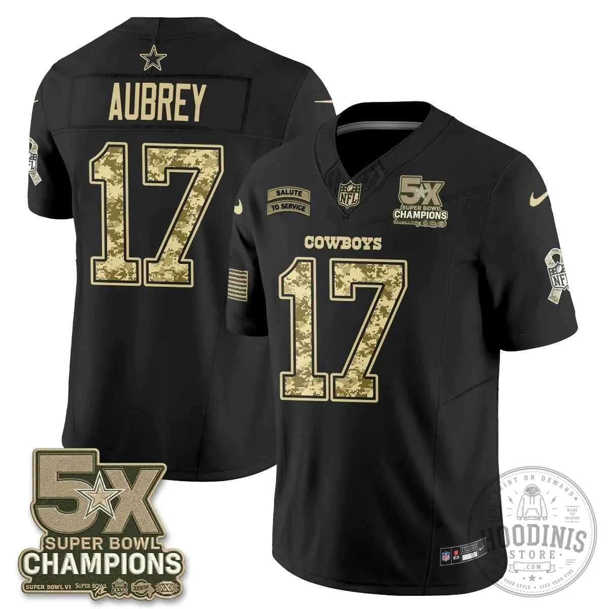 Dallas Cowboys CeeDee Lamb Salute To Service Super Bowl Champions Football Jersey 64 Dallas Cowboys CeeDee Lamb Salute To Service Super Bowl Champions Football Jersey