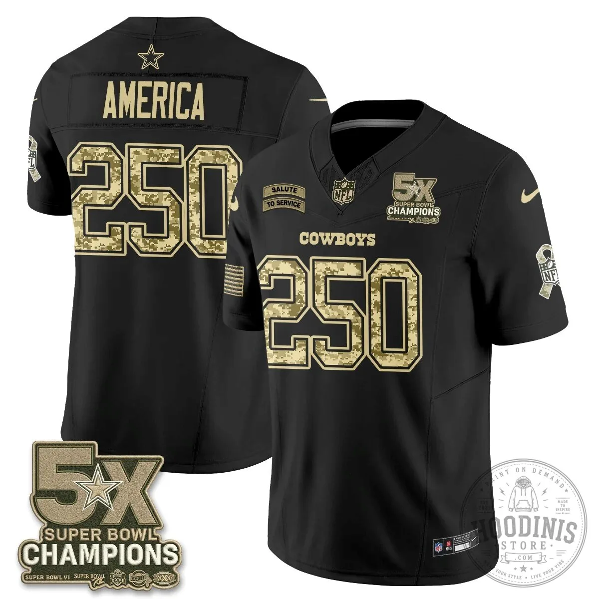 Dallas Cowboys CeeDee Lamb Salute To Service Super Bowl Champions Football Jersey 68 Dallas Cowboys CeeDee Lamb Salute To Service Super Bowl Champions Football Jersey