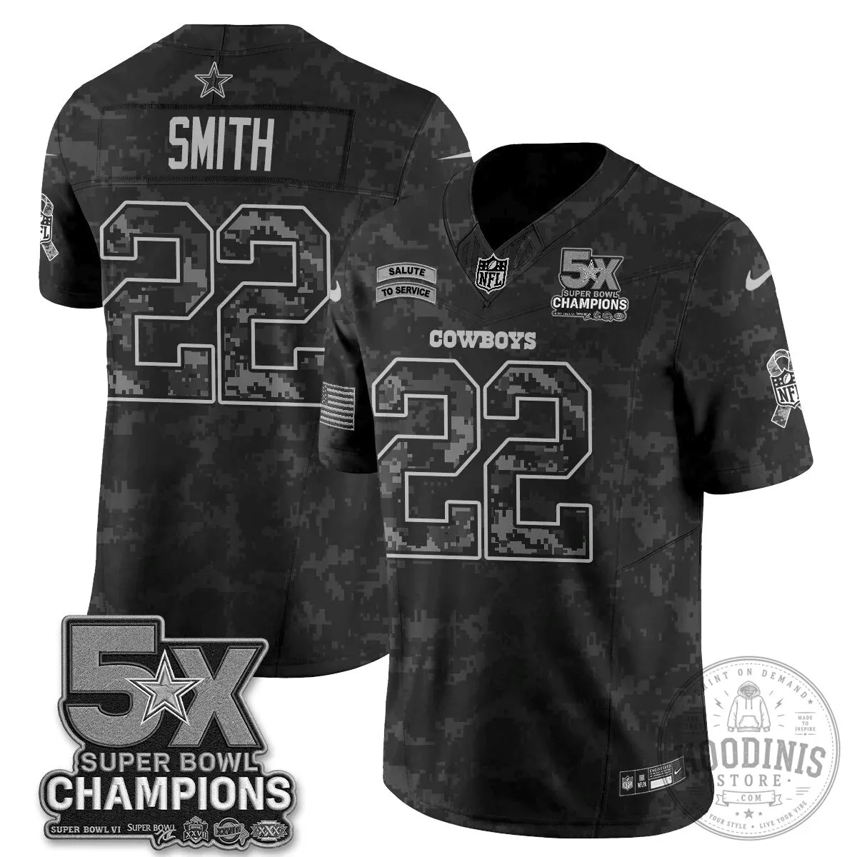 Dallas Cowboys CeeDee Lamb Salute To Service Super Bowl Champions Football Jersey 91 Dallas Cowboys CeeDee Lamb Salute To Service Super Bowl Champions Football Jersey