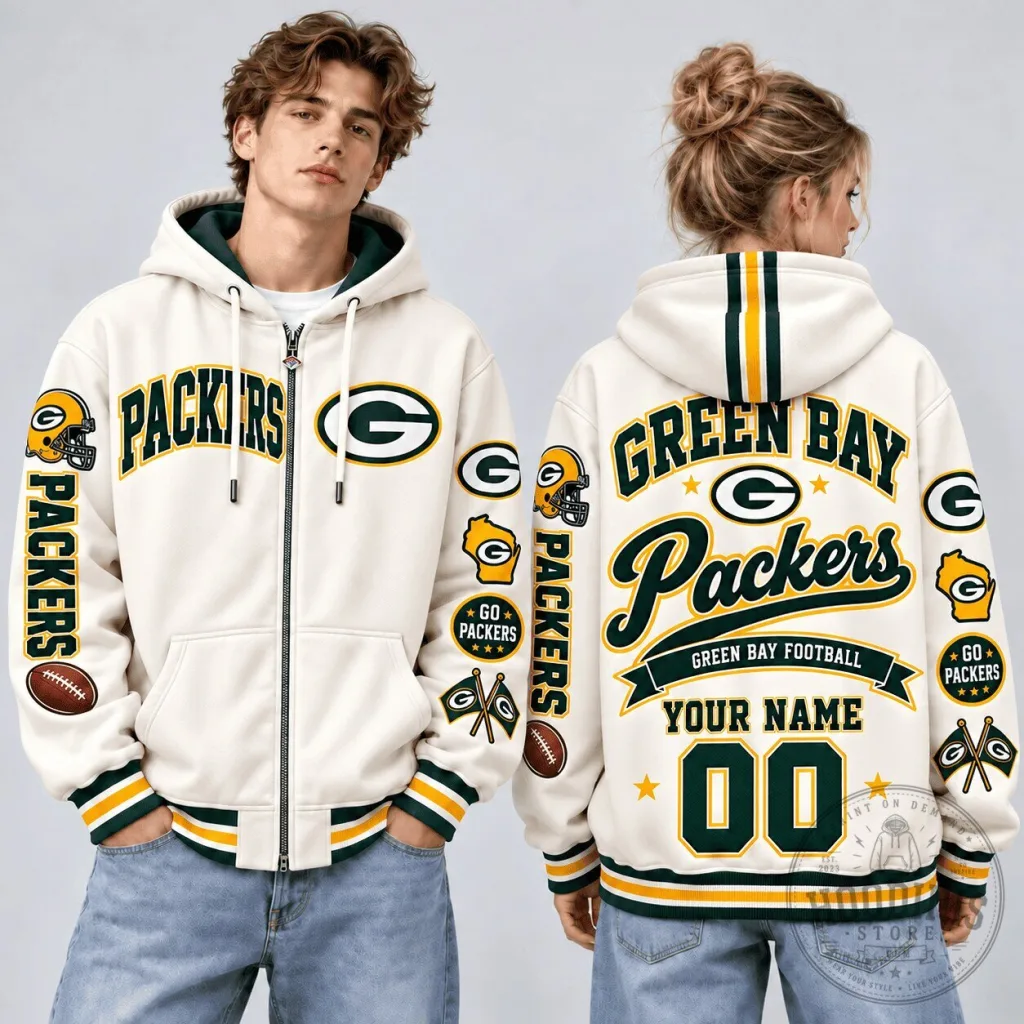 Green Bay Packers NFL Football Personalized Champions Style Hoodie