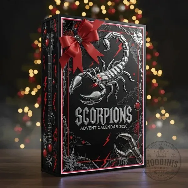 Scorpions Rock Band Christmas Holiday Advent Calendar with 24 Ornaments 8 Scorpions Rock Band Christmas Holiday Advent Calendar with 24 Ornaments