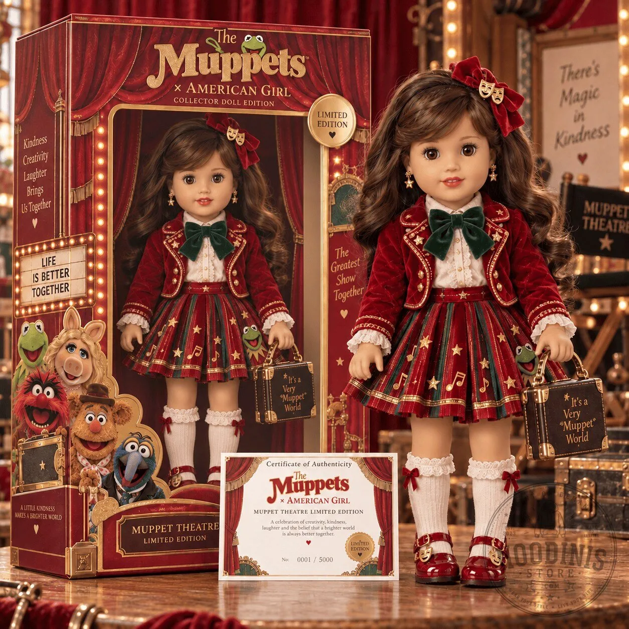 The Muppets x American Girl Muppet Theatre Limited Edition Collector Doll